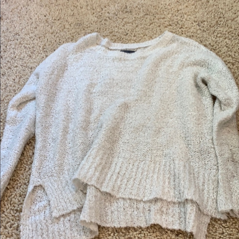 American Eagle white sweater
